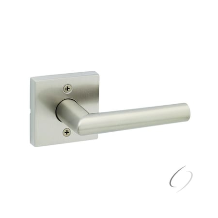 Kwikset Milan Lever with Square Rose Half Dummy Door Lock Satin Nickel Finish 788MILSQT-15